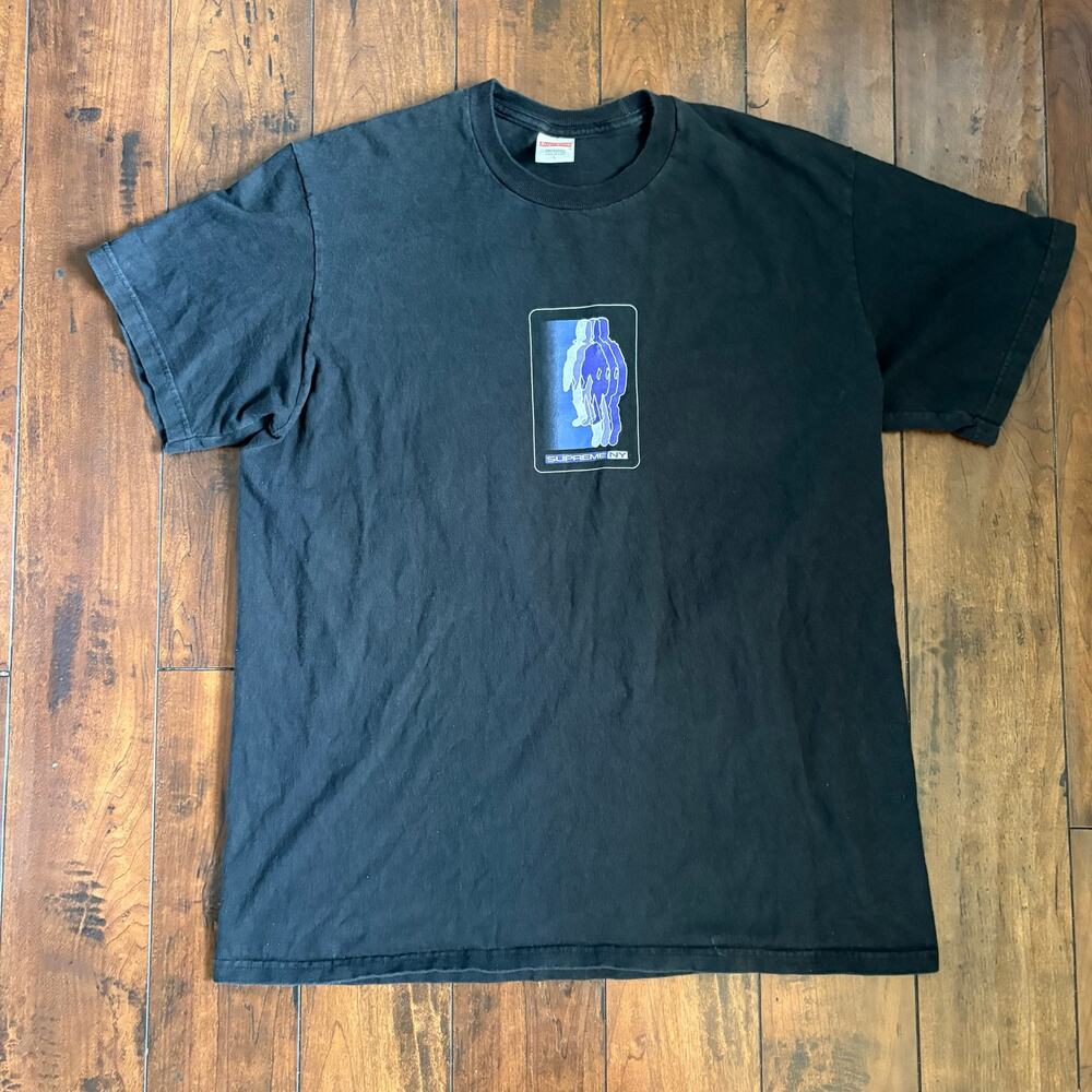 Supreme Blur T Shirt FW20 Men's L Black Streetwear New York Purple Graphic